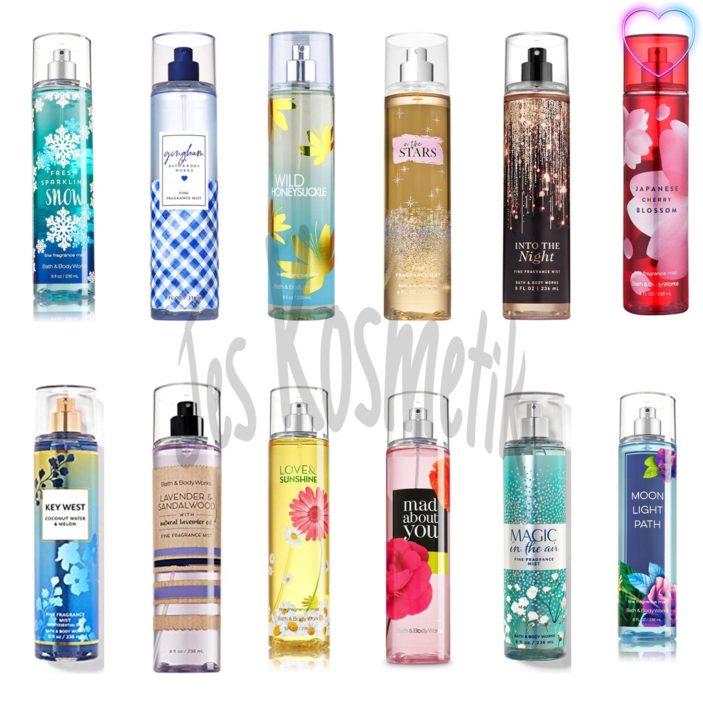 B B W Body Mist 236mL Etalase 1