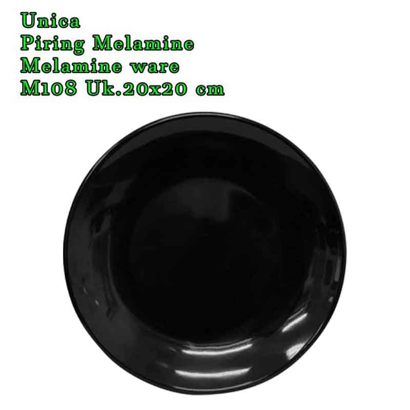 Unica * Piring Melamine * Melamine ware * M108 * Uk.20x20 cm