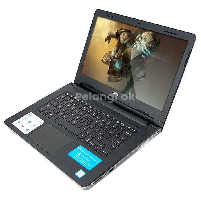 LAPTOP DELL INSPIRON 3476 I3-7020-4GB-1TB-DVDRW-14IN-VGA ATI RADEON R5 M520-UBUNTU-BT-RESMI