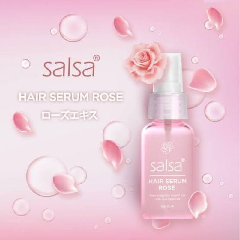 [ ECER/BPOM ] SALSA HAIR SERUM ROSE