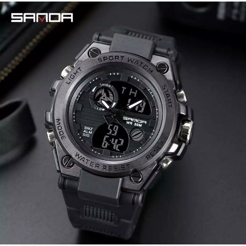 Terlaris Sanda!!! SPORT WATCH Jam Tangan Militer Jam Tangan Tentara Jam Terlaris Outdoor Adventure