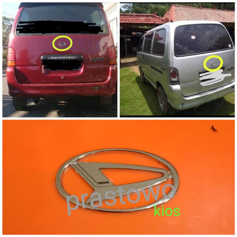 emblem logo D Daihatsu Espass belakang