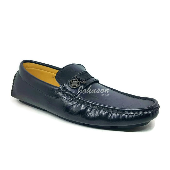 Sepatu Loafers Mocasin Kulit Pria KYNZARA MEN - ST 19 - 20 Black 100% ORIGINAL