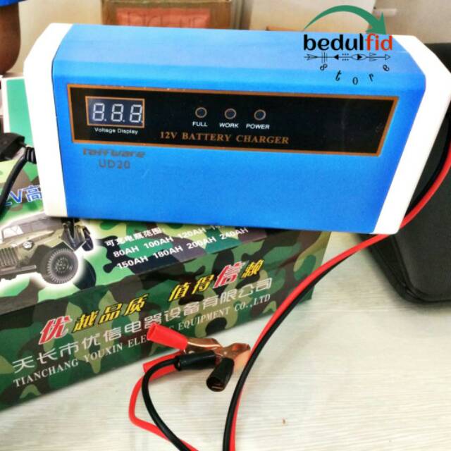 CHARGER AKI MOBIL / MOTOR 12V 10A CHARGER AKI TAFFWARE