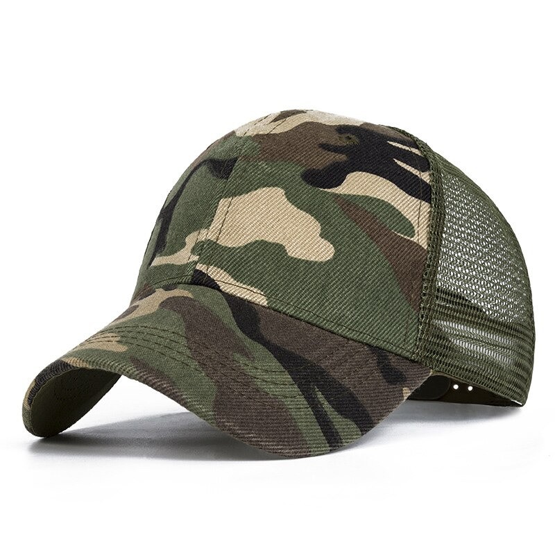 Grab Medan X7D Evrfelan Topi Baseball Trucker Cap Hat Army Camouflage - S8R - Green