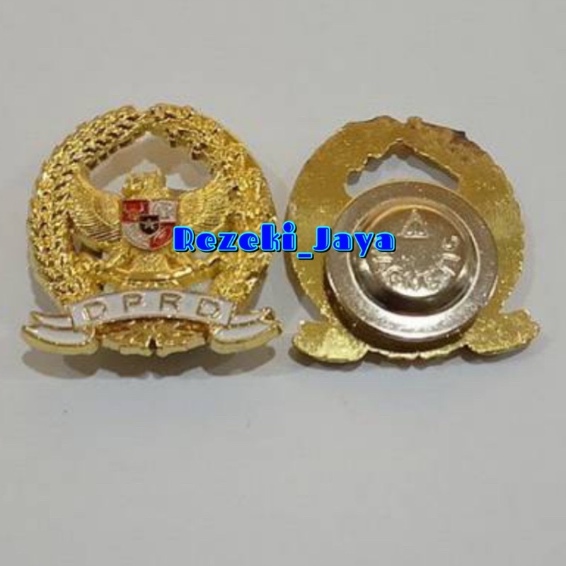 Pin DPRD Pin Padi Kapas Garuda DPRD Magnet PREMIUM