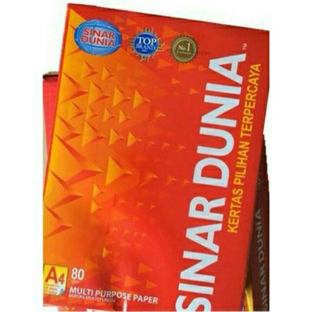 

Kertas Hvs A4 Sinar dunia 80 gram (Khusus Gosend)