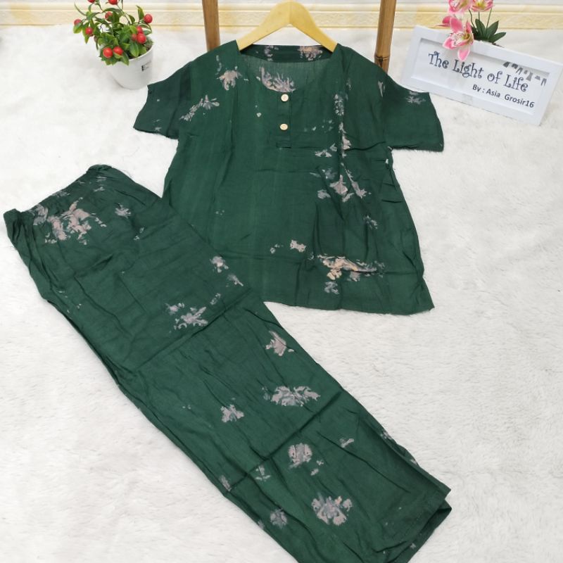 One set Tie Die // Setelan wanita kekinian-Set 7