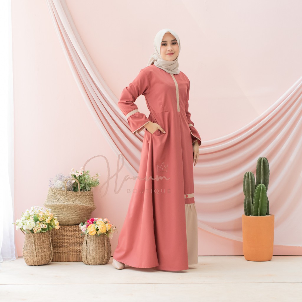 READY SIAP KIRIM | HB - ALEENA 04 SUNSHINE | GAMIS HANUM TERBARU | GAMIS DEWASA MODIS TERMURAH TERLA