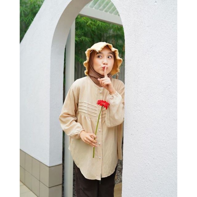 BLOUSE KOREA - AUDYA BLOUSE - ATASAN WANITA - KOREAN STYLE
