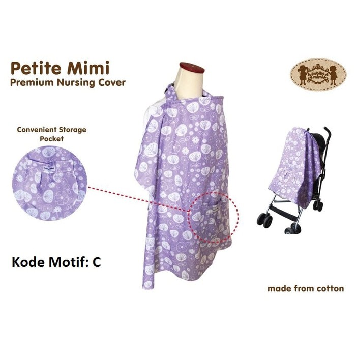 PETITE MIMI Apron Premium Celemek Menyusui Nursing Cover