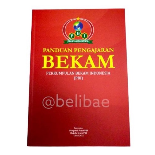 BUKU PANDUAN BEKAM PBI MERAH TERBARU 2022