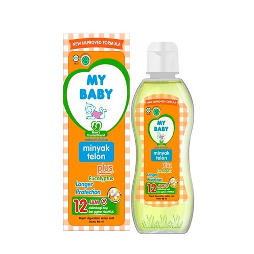 My Baby Minyak Telon Plus Eucalyptus Longer Protection 90ml