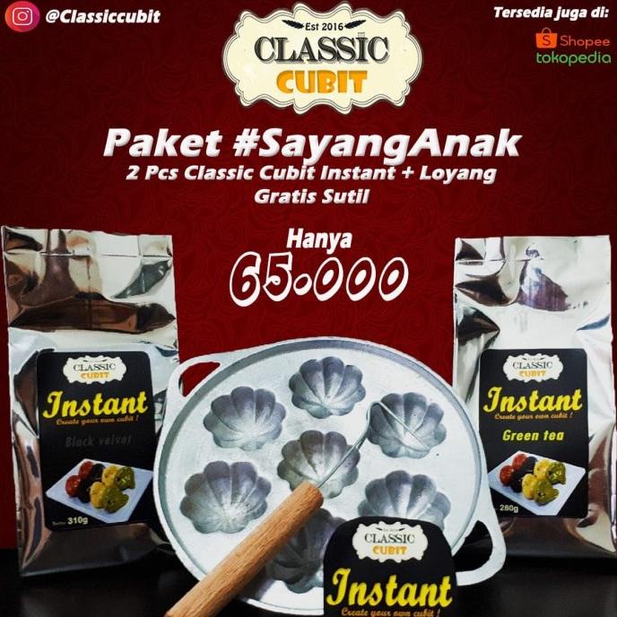 

Loyang + Adonan Tepung Premix / Premiks Kue Cubit