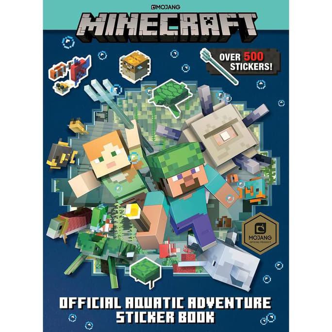 Minecraft Official Aquatic Adventure Sticker Book