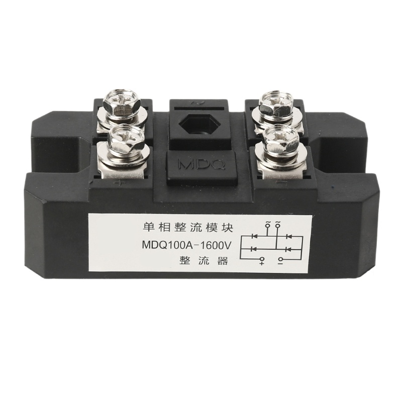 Btsg MDQ 100A High Power 1600V Single Phase Diode Silicon Untuk Case Bridge Rectifier 4terminas Rectifier Module