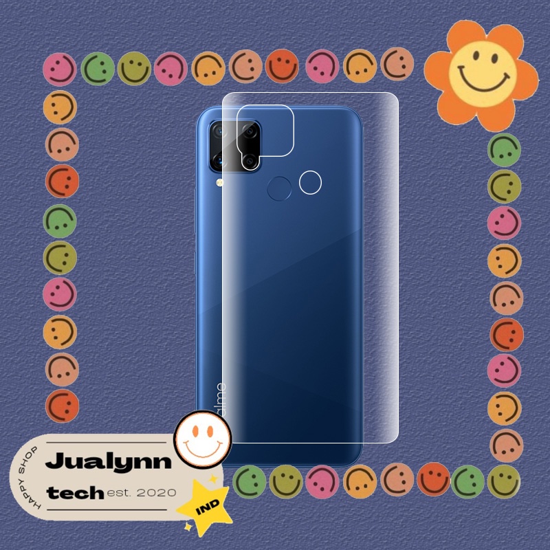 HYDROGEL SKIN HP REALME C15 BACK PROTECTOR PELINDUNG BRLAKANG ANTI GORES GARSKIN SKIN