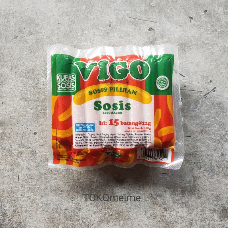 

VIGO SOSIS MERAH 15s 330gr