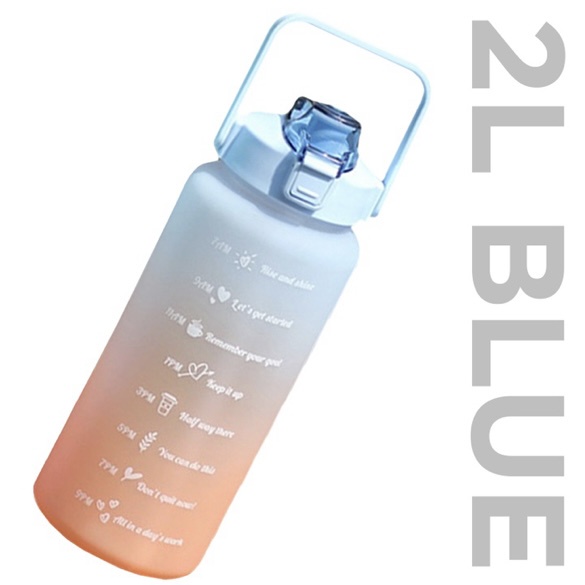 Botol Minum Korea Motivasi Botol Rainbow Jumbo Pelangi