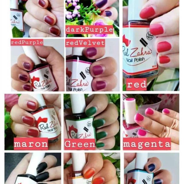 Red Zahra Nail Polish
