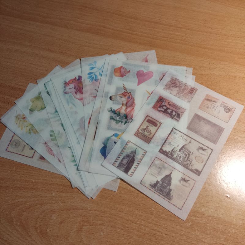 

STICKER VINTAGE (sudah dipotong kiss cut)