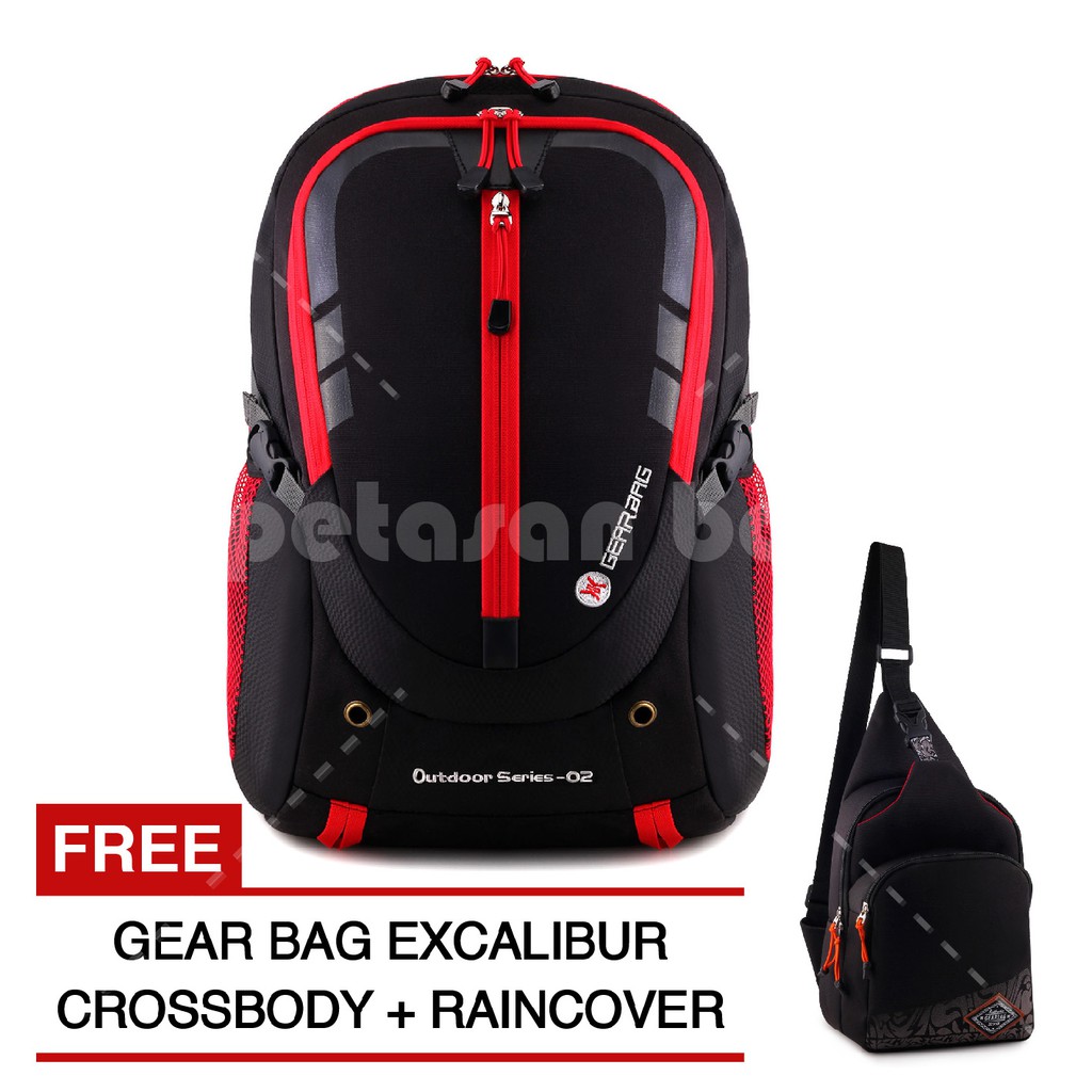 PTS -Tas Ransel Gear Bag - Cyberton.PTS + Free Selempang Excalibur Crossbody