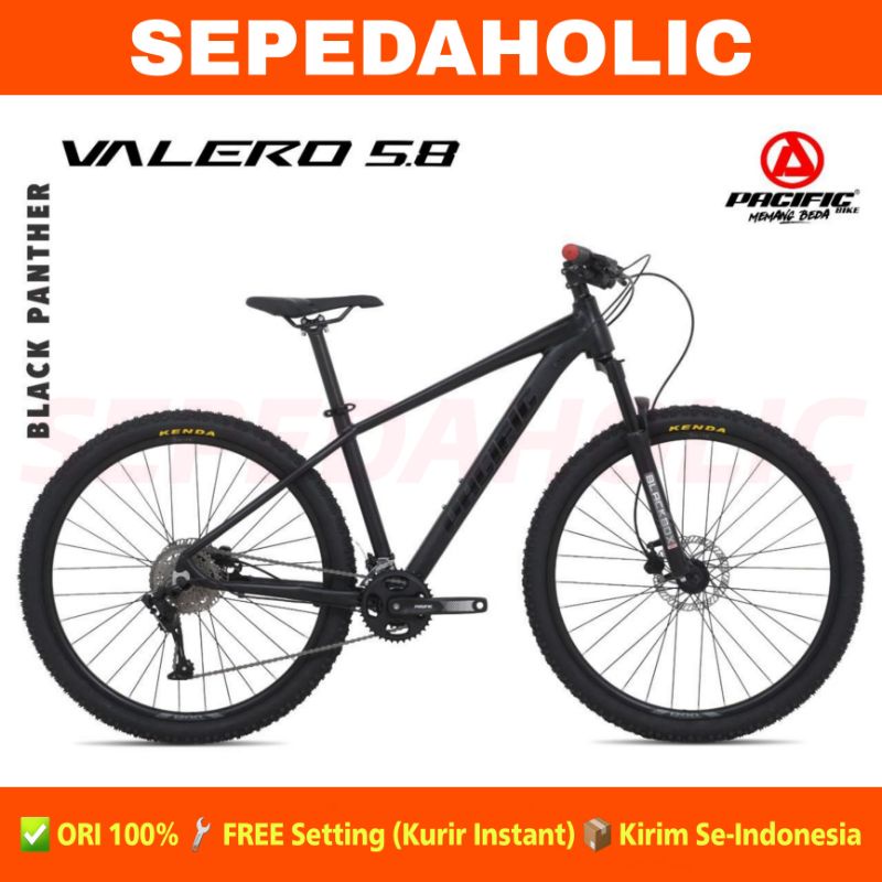 Sepeda Gunung MTB 27.5 Inch PACIFIC VALERO 5.8 Alloy 2x9 Speed Rem Hidrolik Garansi Resmi 5 Tahun