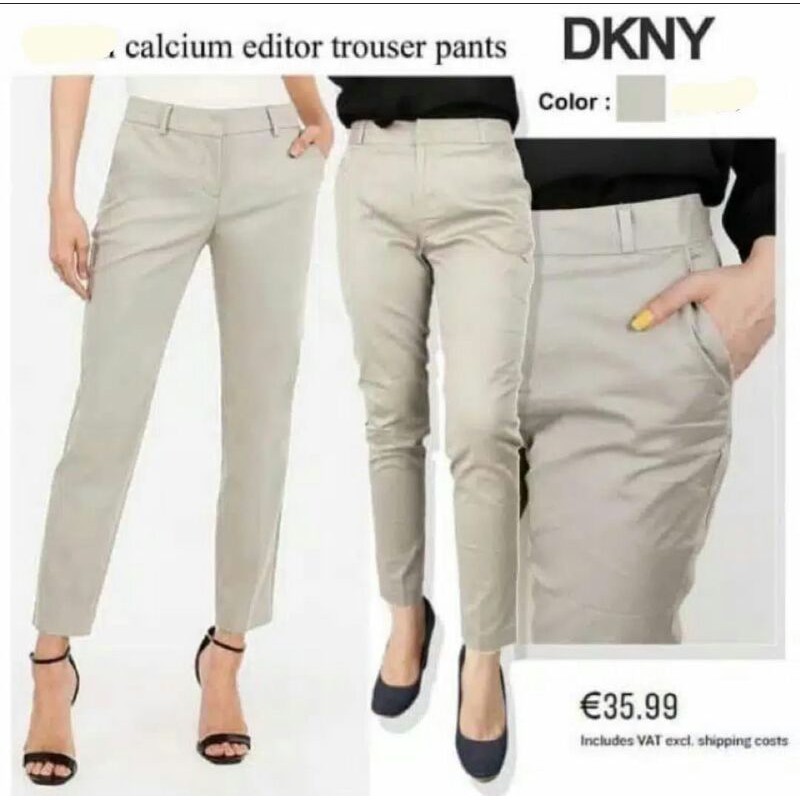 Celana Panjang Wanita DKNY 100% Original Sisa Eksport - Celana DKNY Sarifah Branded Pekanbaru