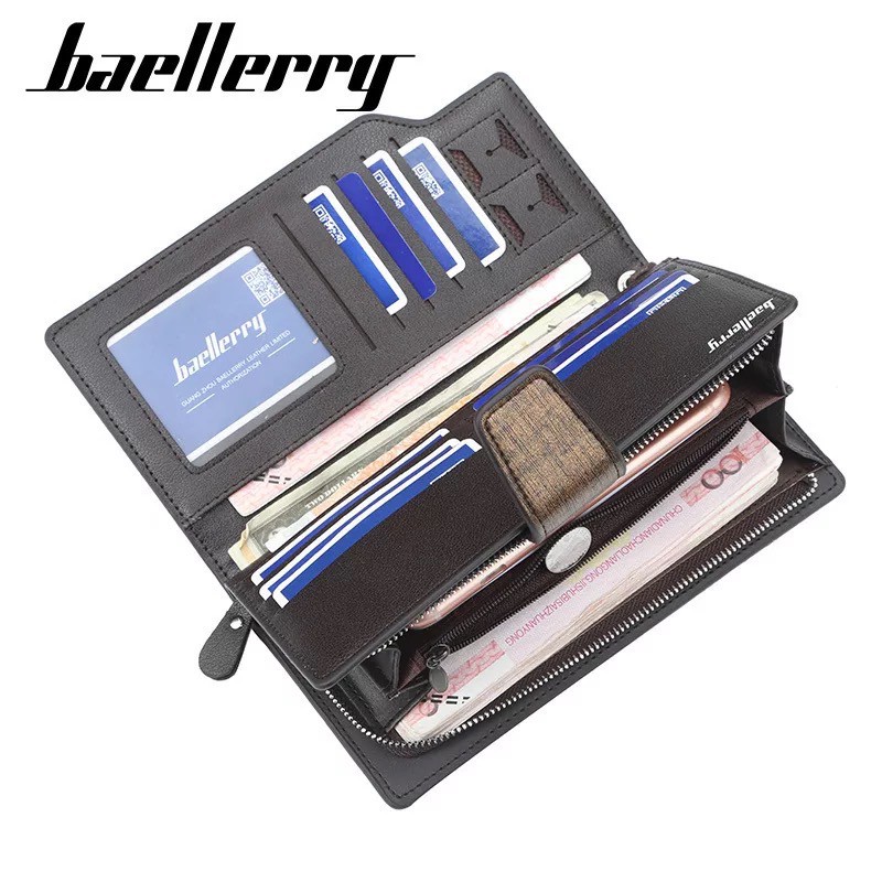 BAELLERRY WALLET 11 SLOT CARD DOMPET PRIA &amp; WANITA ORIGINAL BAELLERRY TERLARIS 2 WARNA