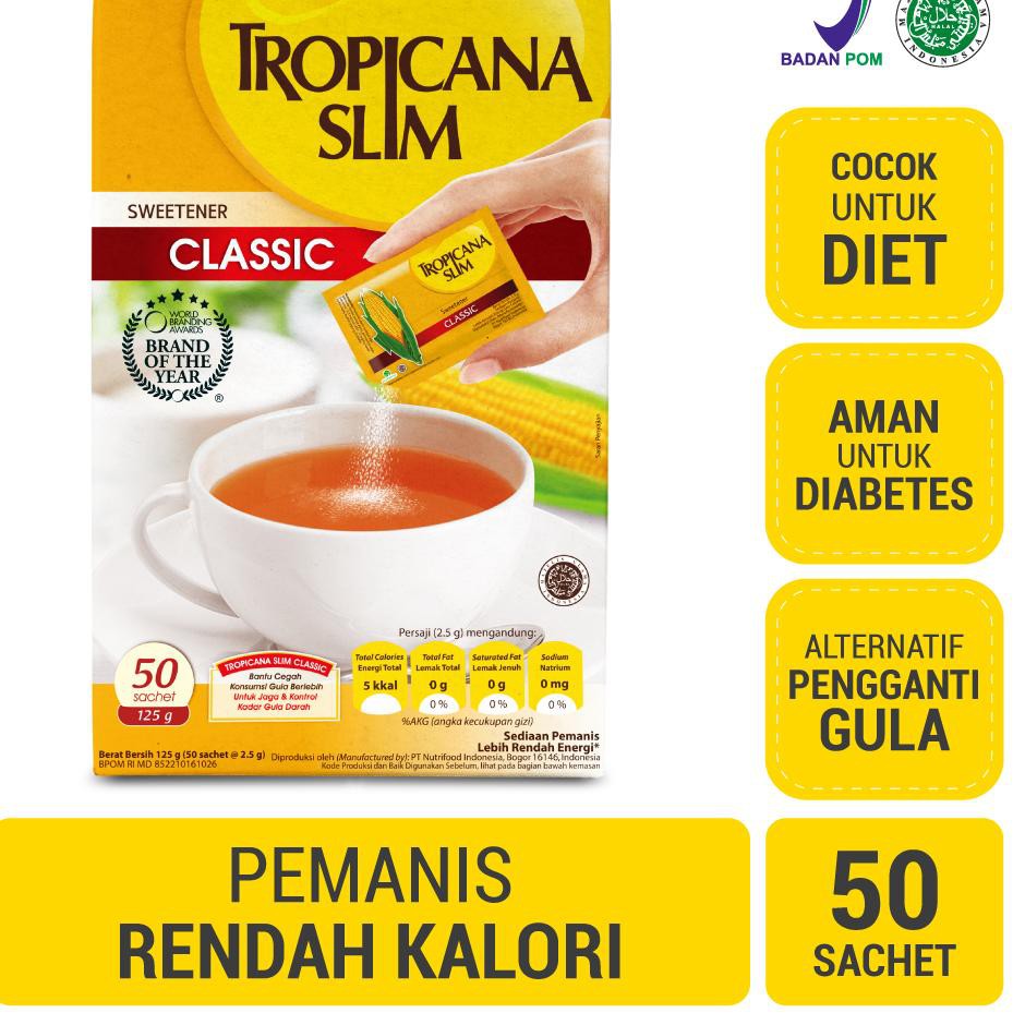 

Si4ap Kir1m|Tropicana Slim Classic 125 gr 50's |Diskon,.,...!