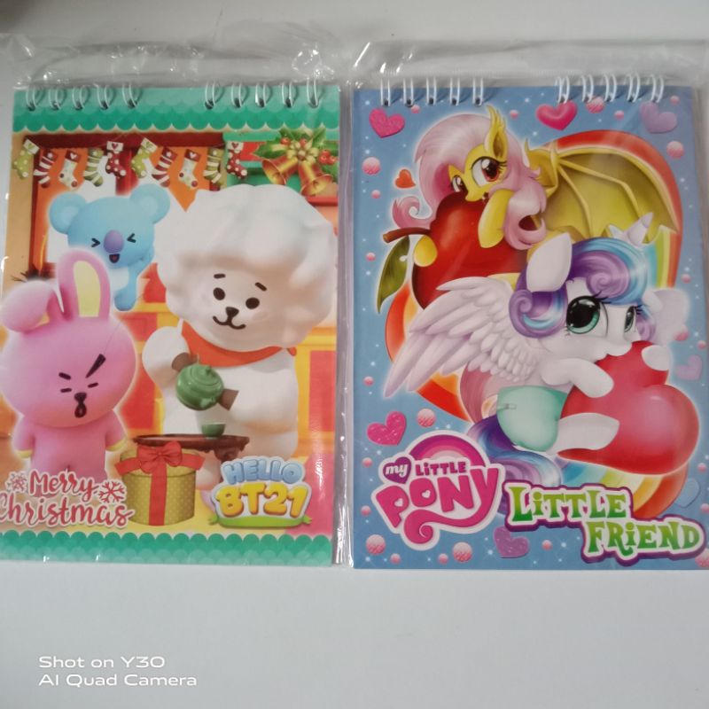 

Buku diary karakter || isi lembaran berwarna || cantik