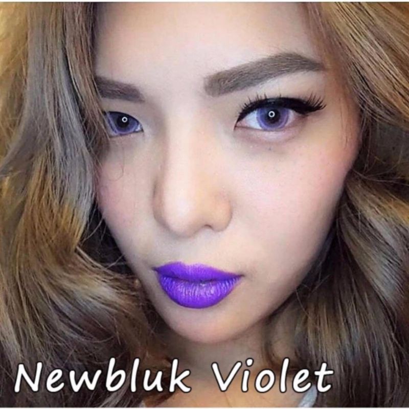 SOFTLENS MINUS DAN NORMAL NEWBLUK VIOLET 15mm (0.00 sd -6.00) GRATIS TEMPAT SOFLEN