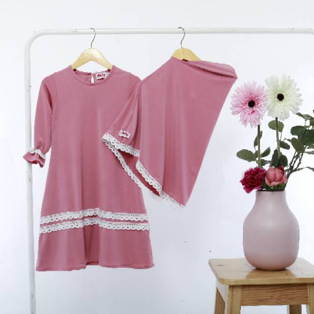 GAMIS BAYI DAN ANAK, GAMIS DAISY | BY D H I L Y HIJAB o