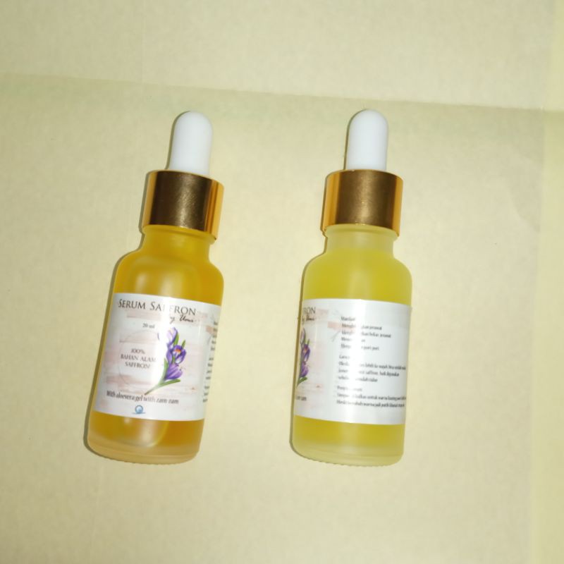 

SERUM SAFFRON GLOWING WITH ALOEVERA GEL WITH ZAM-ZAM 20ML