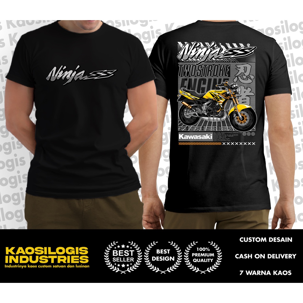 Kaos Ninja SS Two Stroke Lovers Indonesia 2022 Terbaru - Kaosilogis
