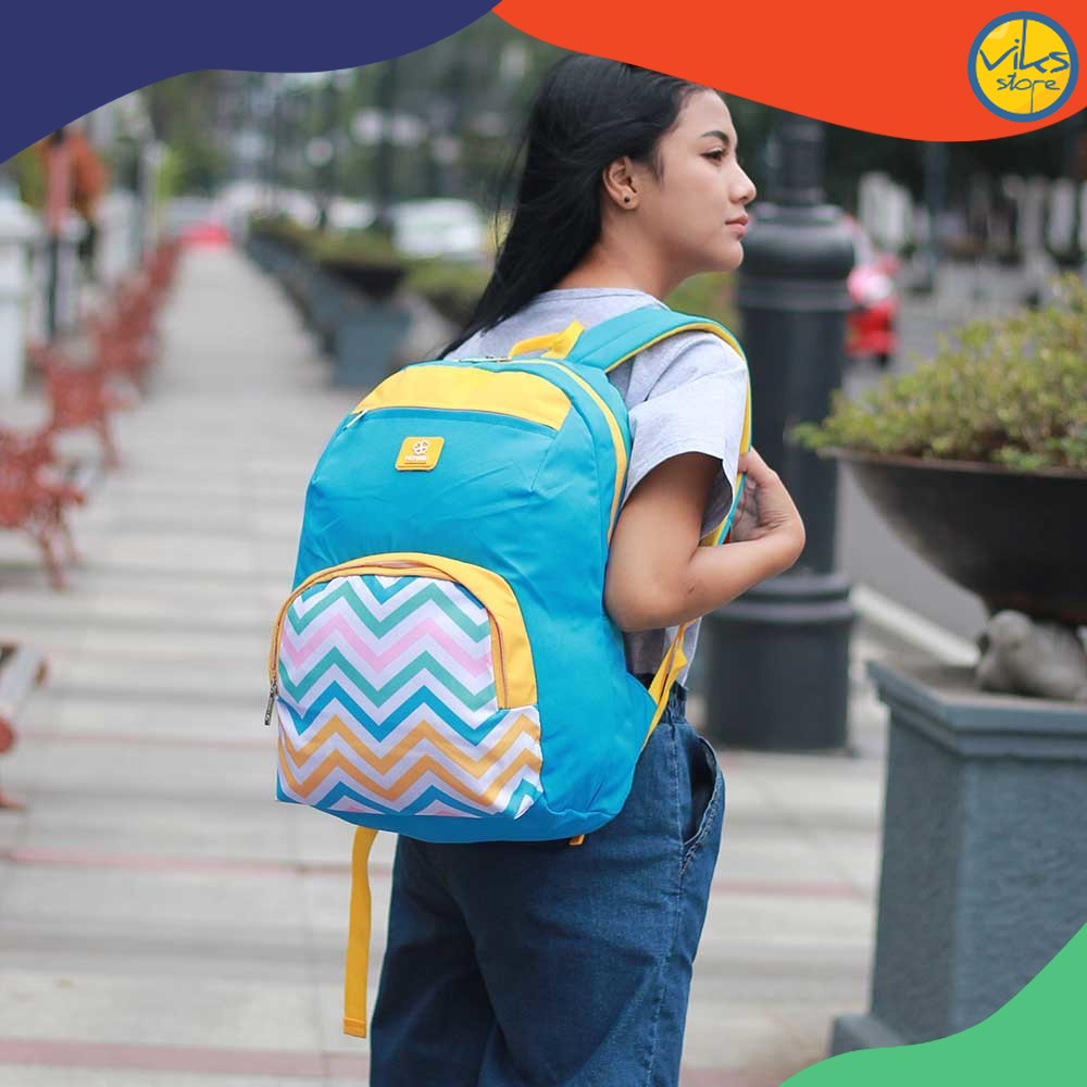 Tas Wanita Herbie Tas Ransel Cewek Tas Backpack Wanita Sekolah Kuliah Free Raincoat Jas Hujan