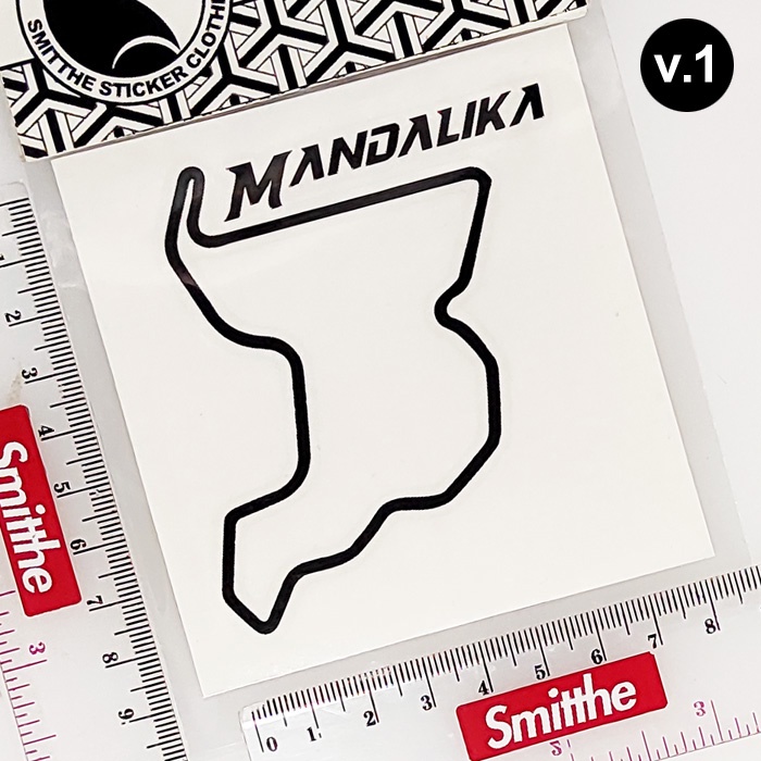 Stiker MANDALIKA Sirkuit Cutting Sticker Decal untuk aksesoris Mobil Motor