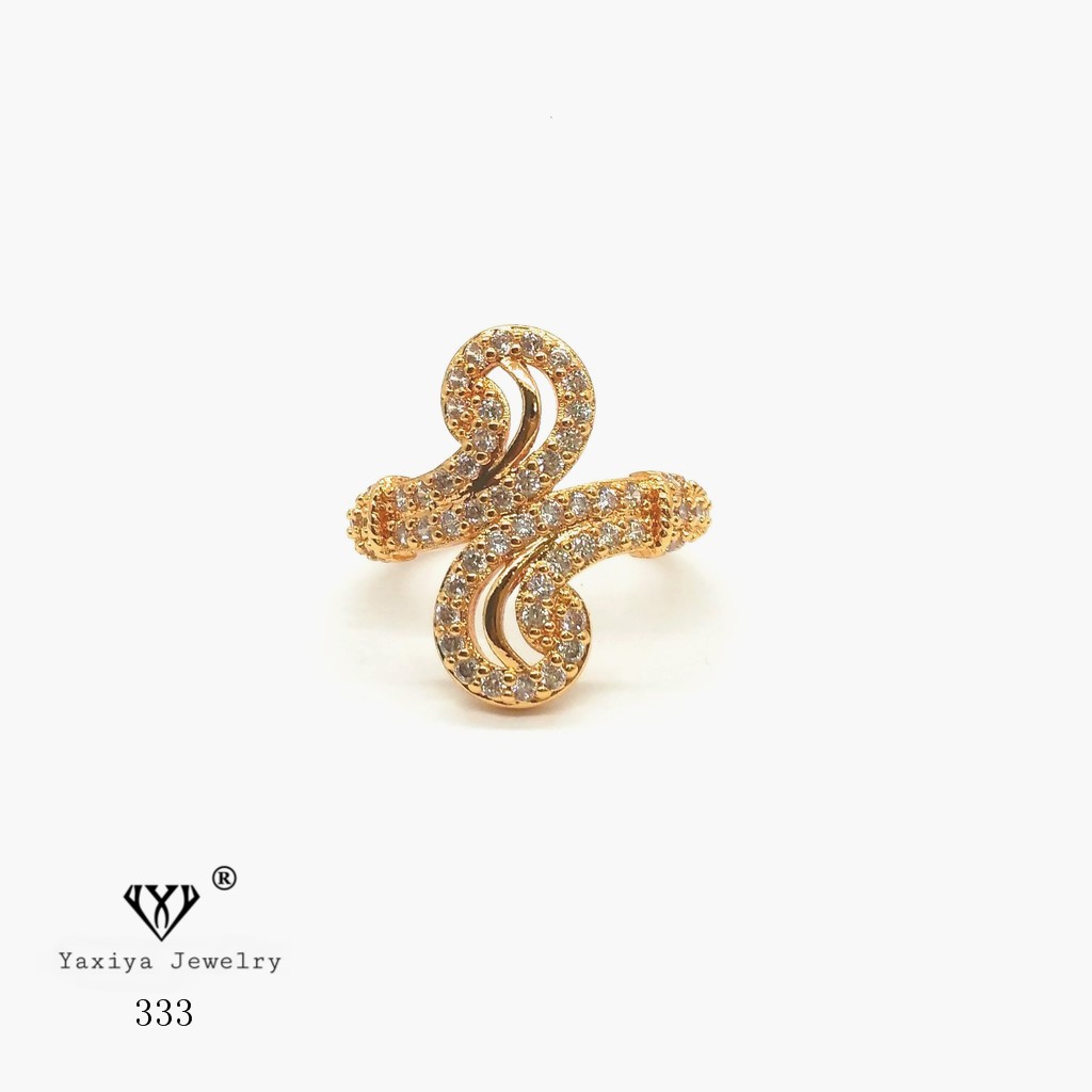 

Cincin permata Lapis emas Perhiasan imitasi Gold Yaxiya Jewelry 333