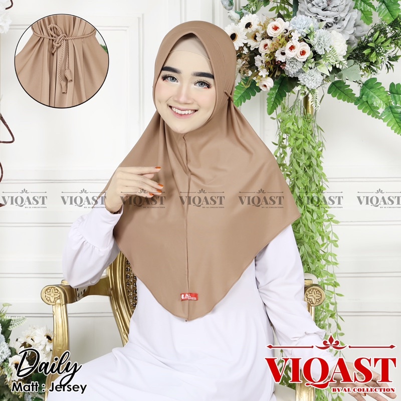 Hijab Bergo Daily Pet Tali Kepang ORIGINAL VIQAST