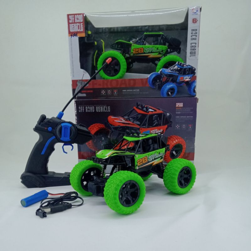 MAINAN ANAK REMOTE CONTROL RC ROCK CRAWL OFFROAD VEHICLE R/C