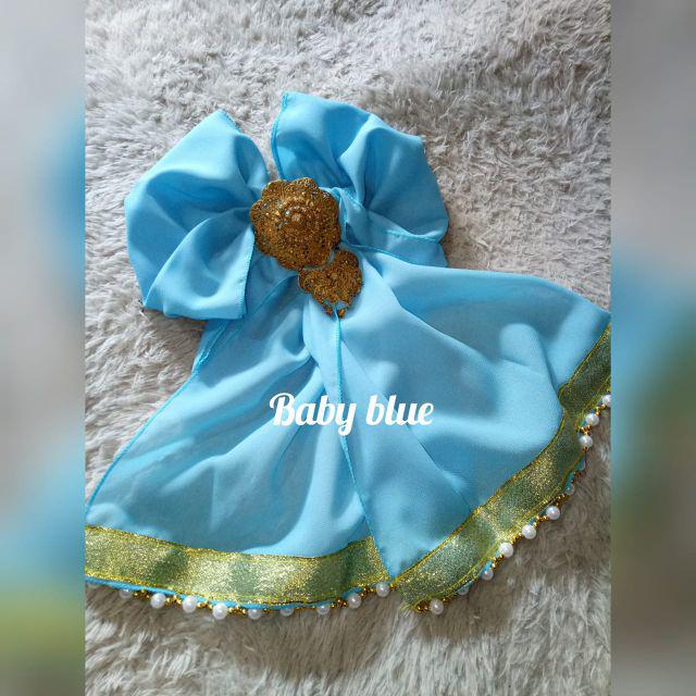 Selendang jodha-Baby blue