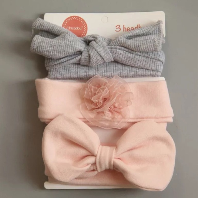 lovelybaby！bandana BANDO bayi,headband bayi  set(3 pcs)