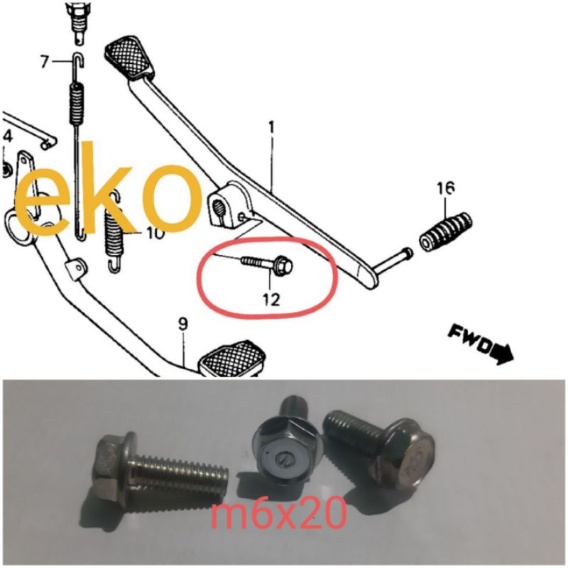 baut persneling perseneling persneleng perseneleng operan gigi win grand supra kirana karisma astrea