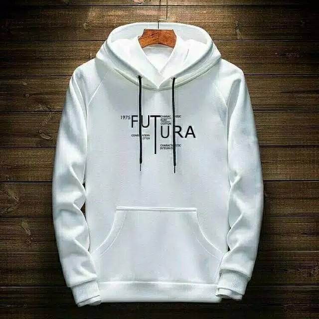 HOODIE SWEATER PUTIH JAKET KOREA PRIA DISTRO KEREN