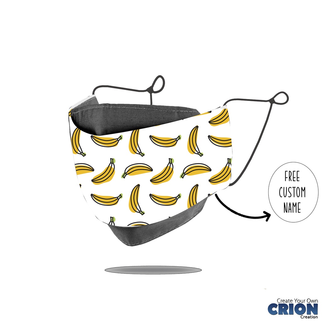 Crion - Masker 3d Full Face Cover Fruit Series - antibacterial