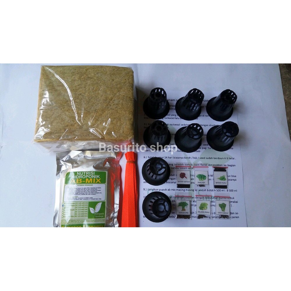 Langsung Order Paket Hemat pemula hidroponik sayuran Murah