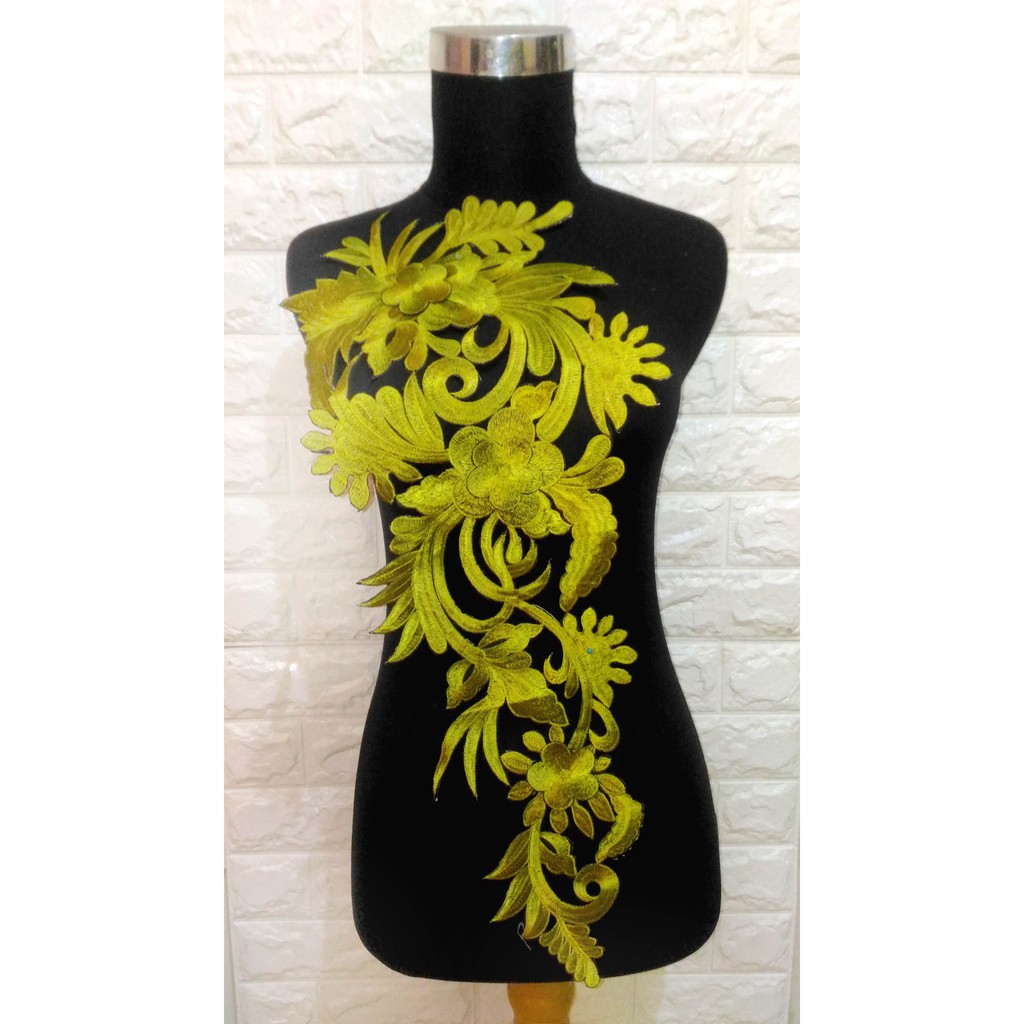 Renda bordir bunga timbul2