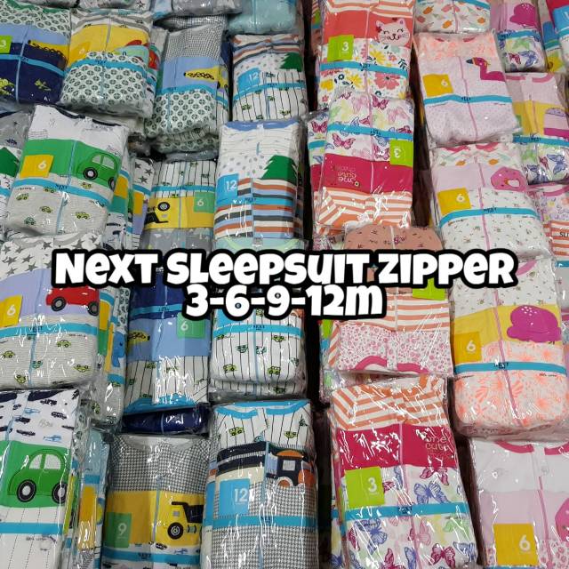 Sleepsuit Zipper/Sleting Bisa Buka &amp; Tutup Kaki 3in1