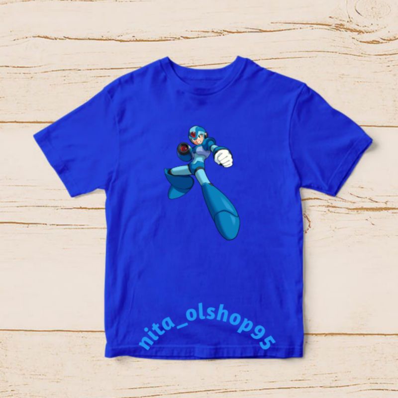 baju anak megaman / kaos anak karakter mega man