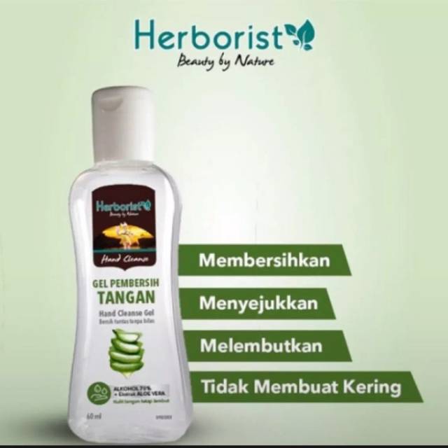 Herborist gel hand sanitizer 60 ml